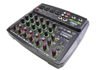 6 Channel Mixer with Bluetooth, USB and Echo